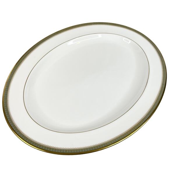 VTG Royal Doulton OVAL PLATTER 16" Turkey Serving Plate Clarendon Bone China - Picture 2 of 9